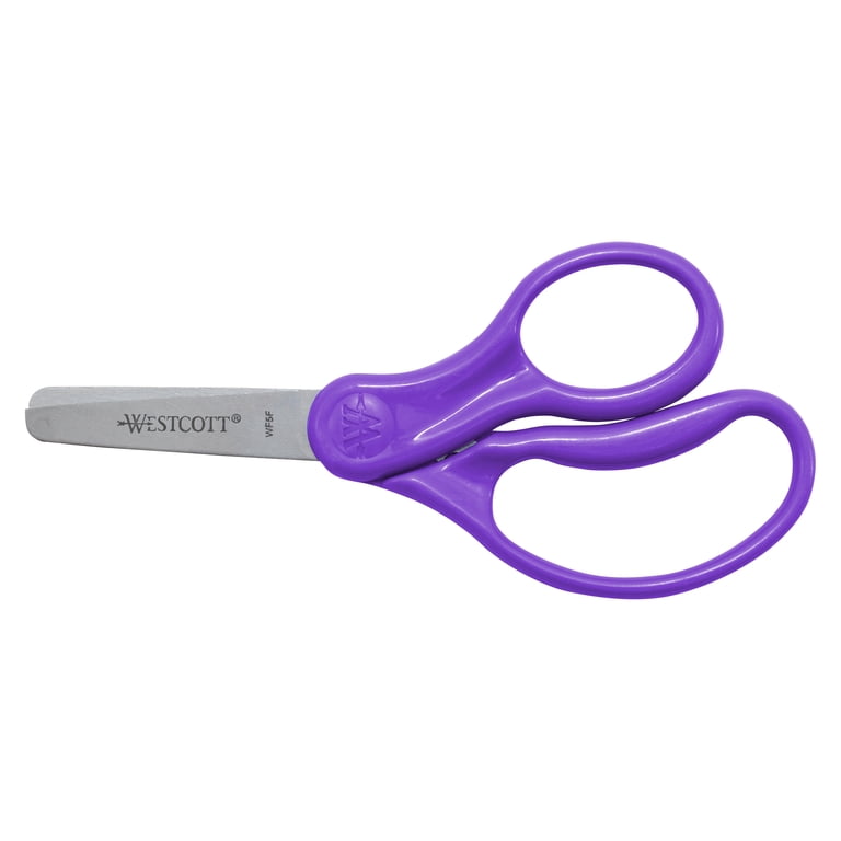 Scotch Kids Blunt Tip Scissors - 5 Inch, Pack Of 6, Assorted Colors, Safe For Left & Right Handed Use