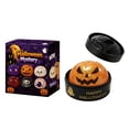 thumbnail image 2 of Halloween Dumpling Squishy Bun with Steamer Slow Rising Squeeze Balls Stress Relief Fidget Toy for Party Favor Surprise Mystery Soft Sensory Play for Desktop Decor, 3 Inch, 2 of 3