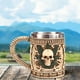 thumbnail image 3 of Bewildely Producto ecológico de resina, elegante copa de calavera, opción sostenible, taza ligera de calavera, jarra Barra de herramientas, 3 of 6