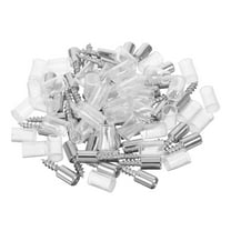 Masteelf 80pcs Shelf Support Pegs Cabinet Shelf With Non-Slip Cover Shelf Holder Steel Pin Peg Self-Tapping Screws For Kitchen Cabinet