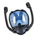 thumbnail image 3 of Máscara de natación, máscara de esnórquel, tubo de respiración doble de silicona, vista panorámica de 180 °, accesorios subacuáticos, máscara de buceo L XL Adulto Azul, 3 of 8