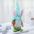 thumbnail image 4 of Riforla Décorations de Pâques Cadeaux de Fête Ornements Jouets Poupée Rudolph Jouet en Peluche Vert, 4 of 5