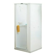E.L. Mustee & Sons 30'' x 73'' Square Sliding Shower Enclosure with Base Included