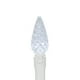 Northlight 70-Count Pur Blanc LED Facettes C6 Lumières de Noël, Fil Blanc de 23 Pieds – image 4 sur 6