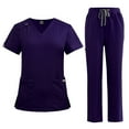 thumbnail image 2 of Wholesale Price Doctor Nurse Doctor Dentist Workwear Works Scrubs Clothes Surgical Scrubs Set Works Scrubs Top+ Jogger Pants, 2 of 4