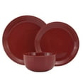 thumbnail image 1 of Mainstays Chiara Red Stoneware Dinnerware Set, 12-Pieces, 1 of 4