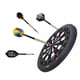 thumbnail image 4 of Seguridad Juego De Dardos Con Punta De Acero De 14 Gramos Juego De Dardos Suaves Con Barra De 25 Alas Y Juego De Dardos Para Exteriores 12Pcs Dardos Electrónicos Speravity HA036207-00, 4 of 6