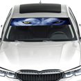thumbnail image 4 of Occhio di lupo Car Stickers,Car Front/Rear Windshield Sticker3D Wolf Decals Personalized Car Window Sticker Windshield Sticker 133 * 21cm, 4 of 4