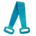 thumbnail image 1 of YOPTOP Silicone Shower Double-Sided Long Handle Artifact Pull Back Strip Bath Towel,green, 1 of 6