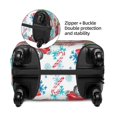 thumbnail image 5 of Wukai Watercolor Red Truck And Fir Tree Elastic Luggage Cover: Personalized Protection for Your Suitcase - Fits 19~29-inch, Washable & Durable Travel Companion-Small, 5 of 8