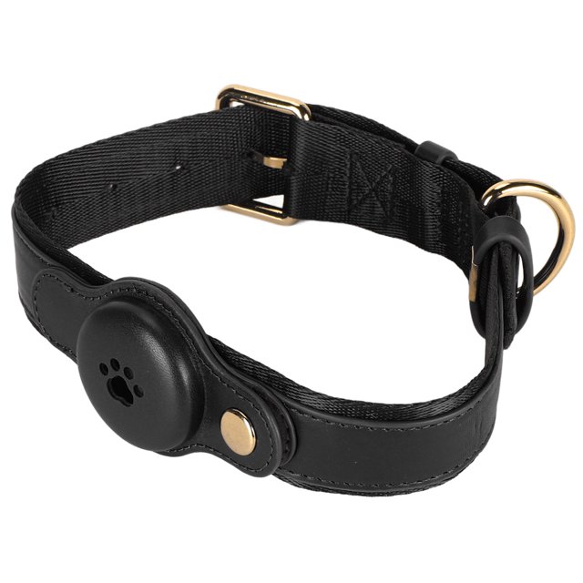 Durable PU Tissu Chien Collier, Réglable pour Toutes les Tailles, Design à la Mode avec Boucle de Libération Rapide, Sécurité Supplémentaire pour les Animaux de Compagnie Élégants