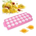 thumbnail image 1 of serony 10/21 Holes Square Dumpling Maker Pastry Cake Decoration Tools DIY Tool Heat-resistant Baking Mold Cake Decoration for Home Bakery 21 Grid/Round, 1 of 9