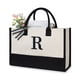 thumbnail image 1 of Bolsa de tela con diseño superior, 43 x 30 x 20 cm, letra R bordada, 1 of 6