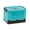 Blue#2, variant on Foldable Storage Box Collapsible Toy Organizer Camping Gear Box Plastic Tote with Lid Handles for Home Car or Outdoor Use 13.39x9.06x9.06 Inches
