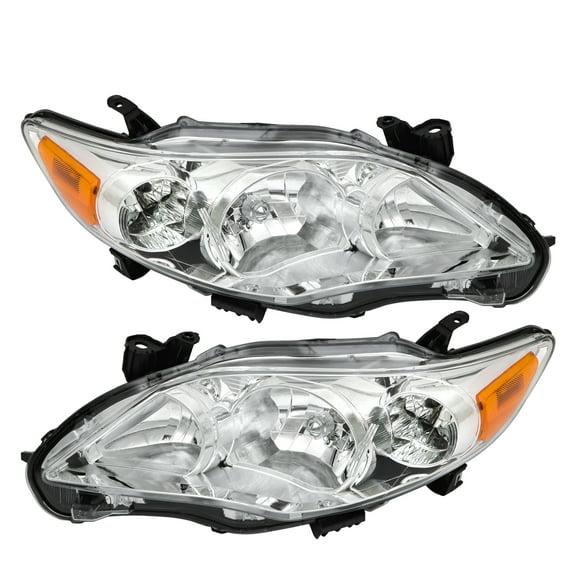 SHZAITOR Replacement for 2011 2012 2013 Toyota Corolla S L LE CE XLE XRS Headlights Left & Right Side