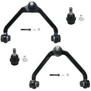 Detroit Axle - Front Upper Control Arms + Ball Joints Replacement for Ford Explorer Ranger Mazda B2500 B3000 B4000 Mercury Mountaineer (1-Piece Design) - 4pc Set