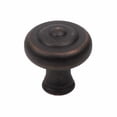 thumbnail image 3 of Yukon - Premium Solid Brass, Knob, 1-1/2" dia. Oil Rubbed Bronze, 3 of 5
