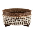 thumbnail image 3 of 47th & Main DMR650 Rattan Cowrie Basket S/3, 3 of 4