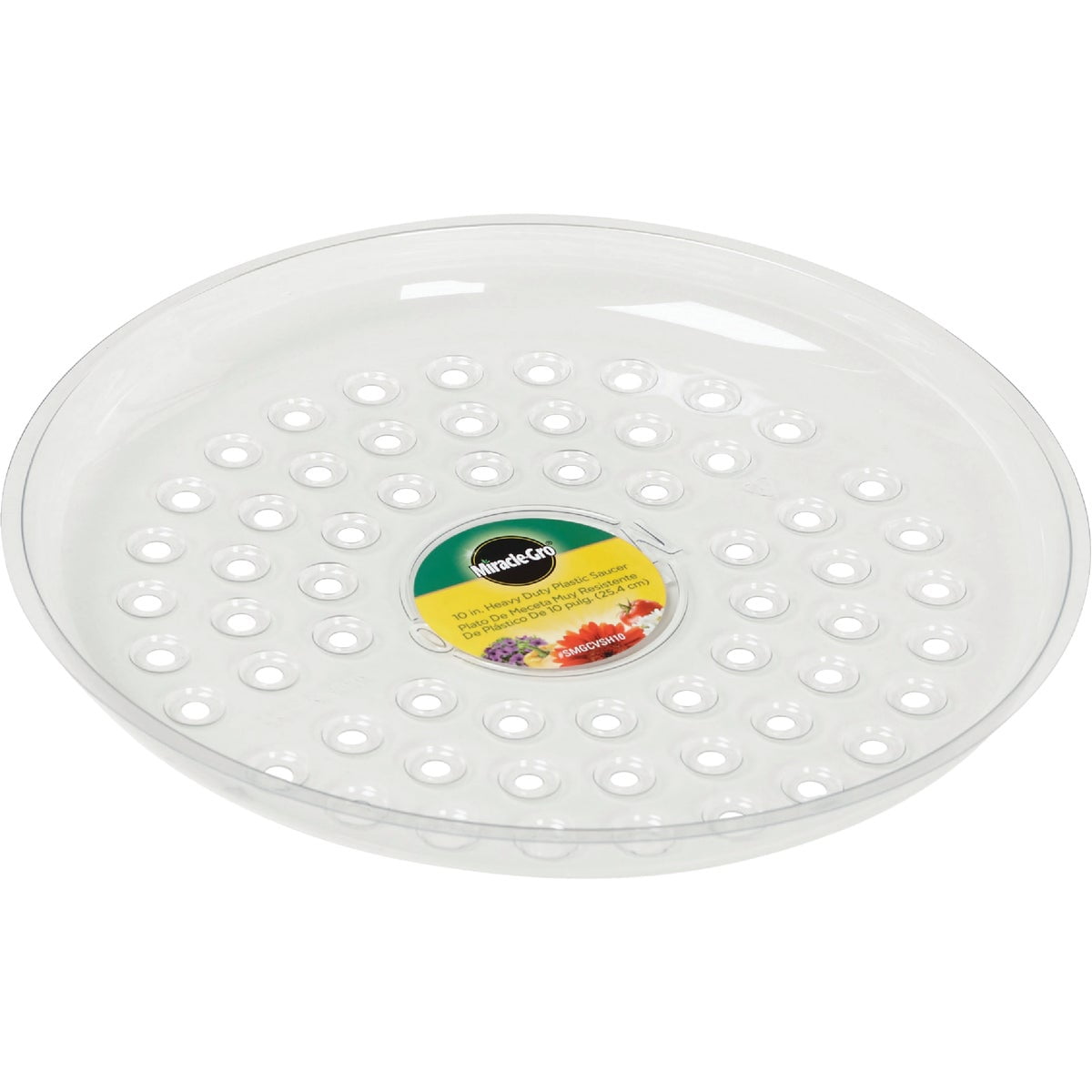 10 Inch Set Of 5 Talluk Clear Plastic Plant Saucers For Gar Durable Drip Tray 