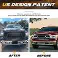 thumbnail image 2 of AMERICAN MODIFIED Rebel Grille w/Amber Lights for 13-18 Dodge Ram 1500, 2 of 12