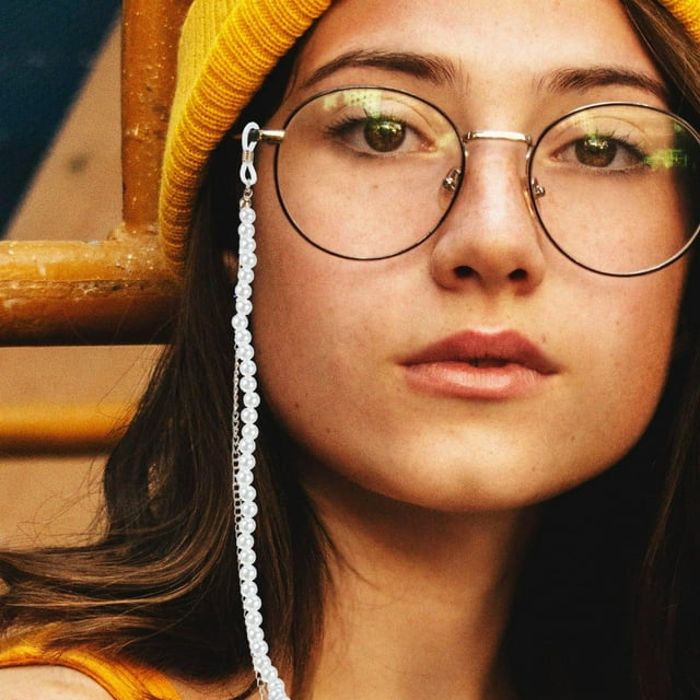 ETHZZLE Chaîne de Lunettes pour Femmes pour la Rentrée Style Mode en Fer Doré 1 Ensemble