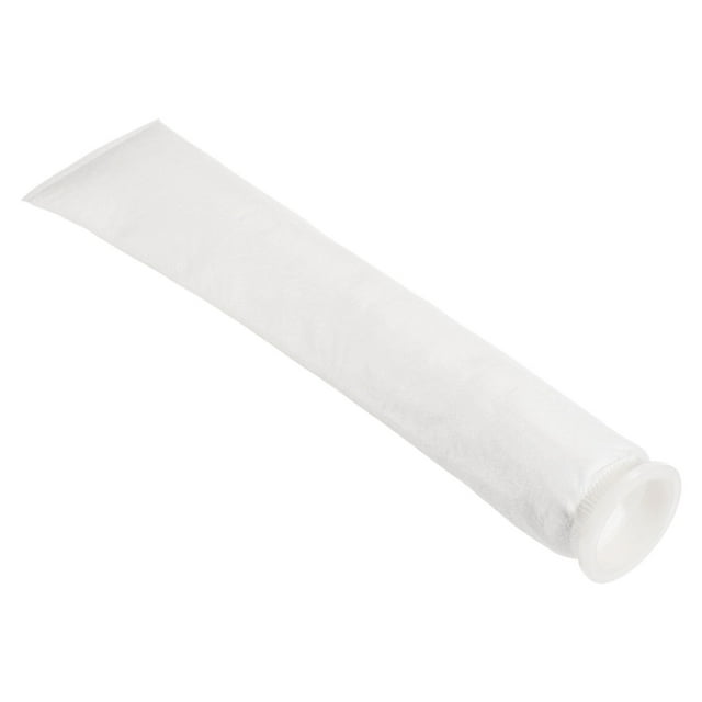 Unique Bargains 10 Micron Pool Skimmer Basket Mesh Bags 2.7'' Ring Filter Socks, White