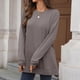thumbnail image 4 of Ailaofu Long Sleeve Shirts for Women Fall Tunic Tops 2025 Ladies Tops and Blouses Casual Outfits, 4 of 6