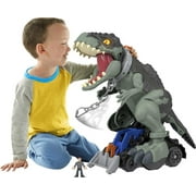 Imaginext Jurassic World Dominion Mega Stomp & Rumble Giga Dinosaur Action Figure, Lights & Sound