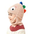 thumbnail image 2 of Hwmodou Toddler Winter Hat Baby Warm Hat Lined Girls Boys Cartoon Hat Scarf Earflap Hood Skullss Caps Kids Beanie, 2 of 4