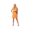 thumbnail image 7 of Dragon Ball Z Womens' Kanji Symbol Cosplay Costume Skater Criss-Cross Sash Dress, 7 of 7