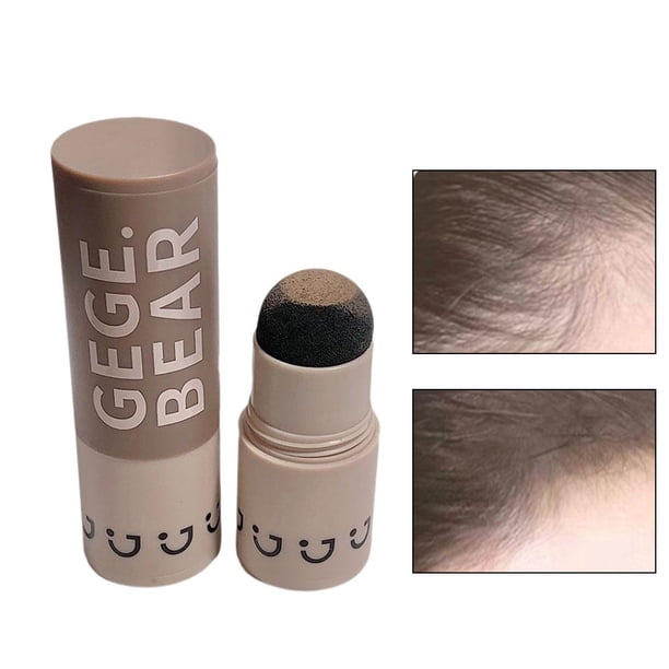 Ruifaya Polvo en barra para la línea del cabello con sombra de bordes modificada para cabello, resistente al agua, que enraíza al instante