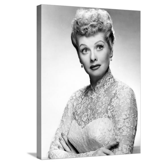 Art.com Lucille Ball, Portrait Stretched Canvas Print Wall Art, 18" x 24"