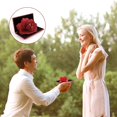 thumbnail image 2 of Haisheng Ring Box Jewelry Storage Box Engagement Ring Jewelery Box for Rings Pendant Box for Wedding, Engagement and Valentine's Day, 2 of 5