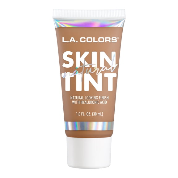 L.A. COLORS Natural Skin Tint Lightweight Hydrating Foundation, Toffee, 1 fl oz