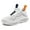 Grey/White, variant on Bocca Boy's Athletic Sneaker Black Running Shoes Lace-up 1M