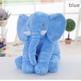thumbnail image 1 of Fashion small animal plush elephant doll air conditioner blanket plush toy comfort elephant pillow baby accompany sleeping dollblue60cm Deng Xun unisex, 1 of 2