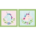 thumbnail image 1 of Great Art Now Unicorn Power by Courtney Prahl, 2 Piece Framed Art Set Each 14"W x 14"H, 1 of 4
