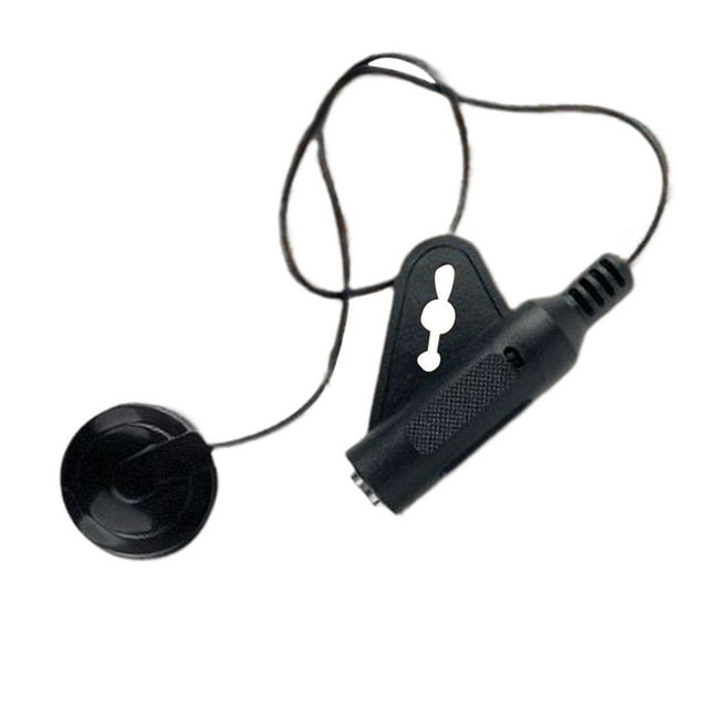 Pastilla de guitarra de micrófono de CONTACTO piezoeléctrico Yuyangstore Negro Levantar
