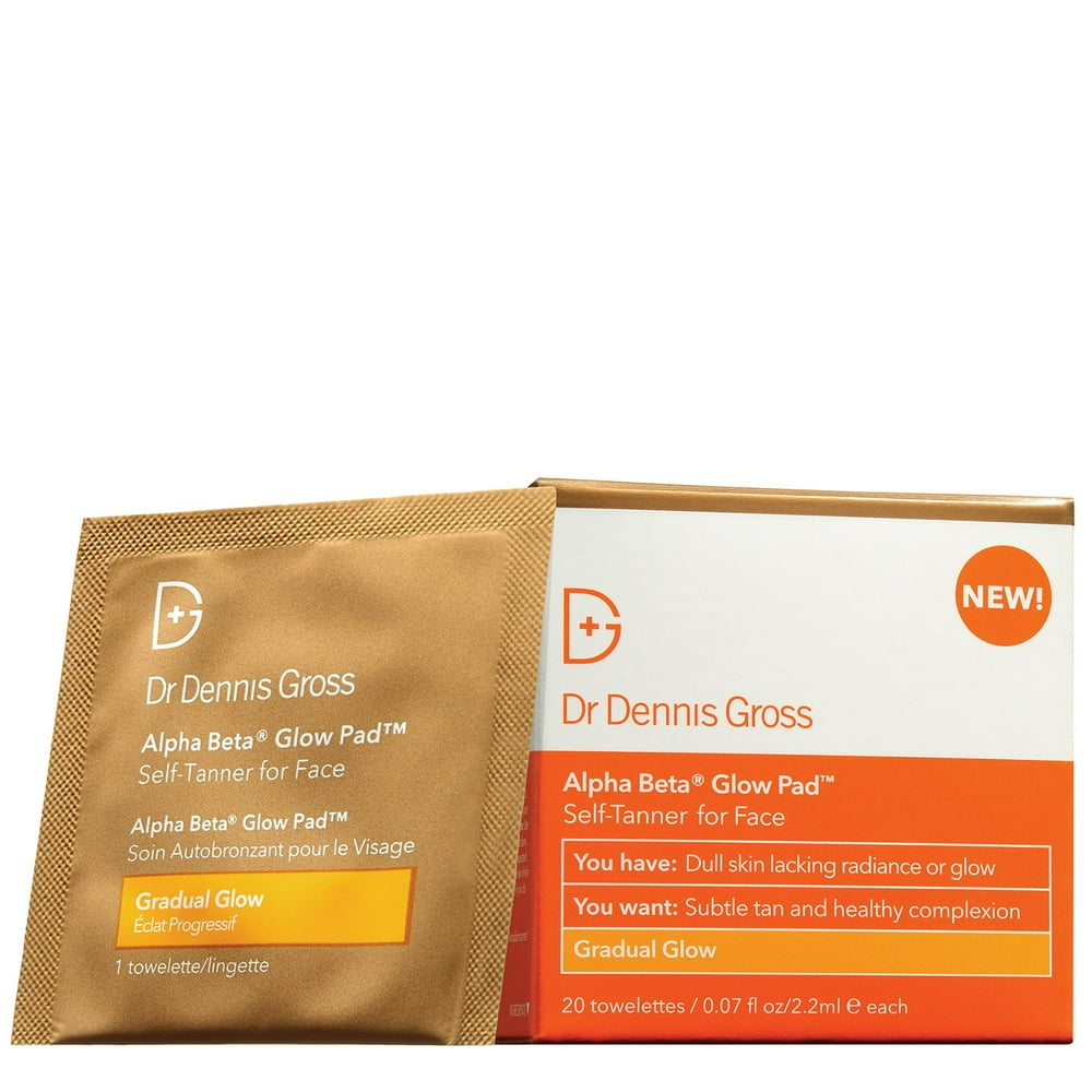 Dr. Dennis Gross Dr Dennis Gross Alpha Beta Glow Pad Gradual Glow 20 Applications Walmart