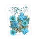 thumbnail image 5 of Flores prensadas secas, manualidades DIY para álbumes de recortes, Kits de hojas secas para decoración de uñas, manualidades, marcapáginas, pantallas Azul Macarena flores secas prensadas, 5 of 8