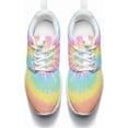 thumbnail image 3 of Coolcustomize Colorful Tie Dye Shoes for Women/Men Non Slip Walking Shoes Comfortable Lightweight Casual Athletic Sneaker, 3 of 6
