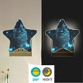 thumbnail image 4 of Star Shape LED Night Light Bedrooms Lighting Sensor Light Bedside Wall Plug-in Lamp for Bedroom Hallway and More A Gray Cat, 4 of 6