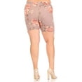 thumbnail image 3 of Women's Plus Size Workout Elastic High Waist Basic Active Yoga Casual Biker Shorts Pants, 3 of 3