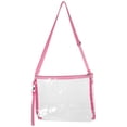 thumbnail image 1 of Sac Transparent Approuvé Sac de Concert Bandoulière Transparent Design à Fermeture Éclair, 1 of 7