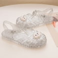 thumbnail image 2 of Abomasnow Boys and Girls Glitter Closed Toe Fisherman Sandals Adjustable Buckle Ankle Strap Waterproof Summer Water Shoes, 2 of 7