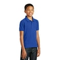 thumbnail image 4 of Port Authority Youth Core Classic Pique Polo-XS (True Royal), 4 of 6