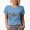 Baby Blue, variant on Distressed Easter Babe - Easter Day or Sunday Party Favor, Souvenir or Merch Gift, Baby Blue T-Shirt, XL