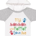 thumbnail image 4 of Inktastic Mommom and Poppop Love Me Boys or Girls Baby Bodysuit, 4 of 5