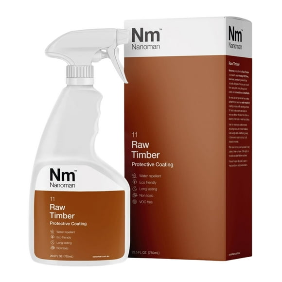 NANOMAN Timber Wood Water Liquids and Stain Penetrating Sealer 750mL