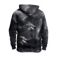 thumbnail image 3 of Men's Oversized Tie-Dye Print Hooded Sweatshirt, Long Sleeve Loose Fit Pullover Fleece Hoodie for Casual Wear, Streetwear, Fall Fashion,Gray,6XL, 3 of 4